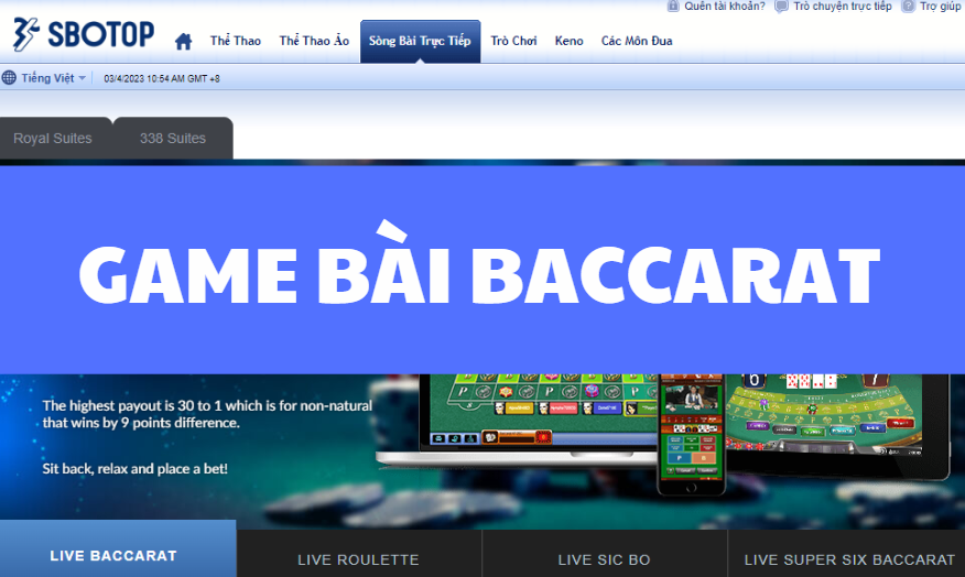 game bai baccarat