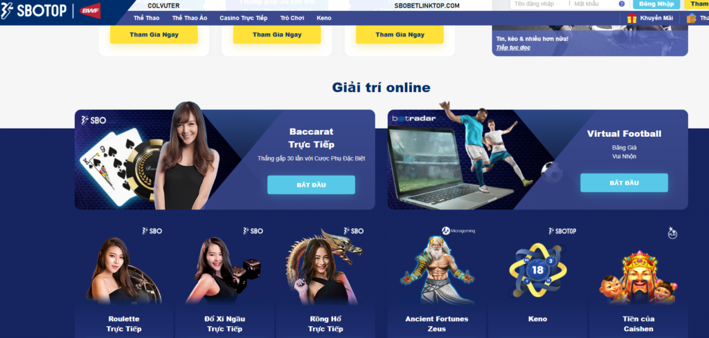 Nhà cái trực tuyến colvuter